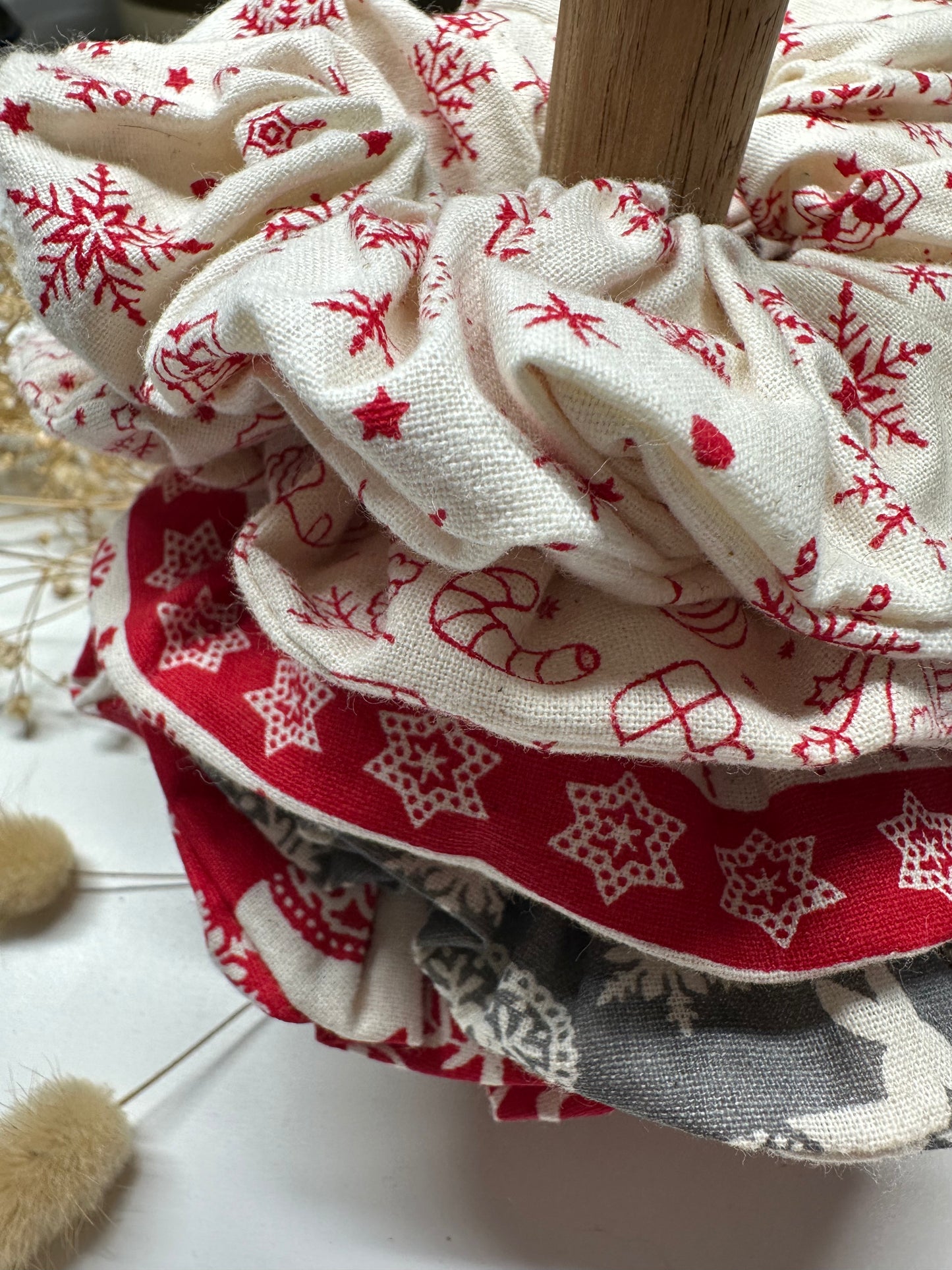 Christmas scrunchies