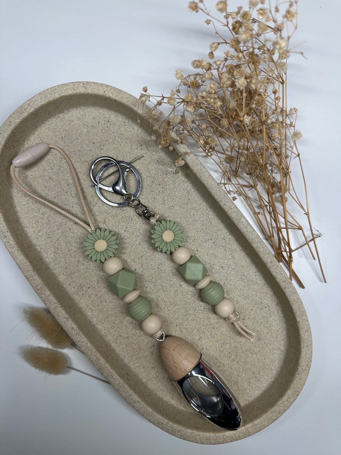 Khaki 'Daisy' Matching Set