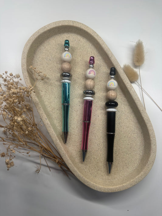 Rainbow Beaded Pens