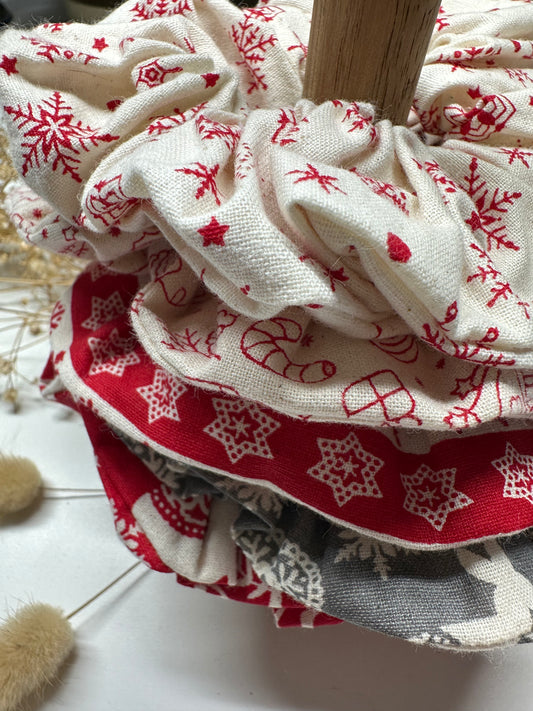 Christmas scrunchies