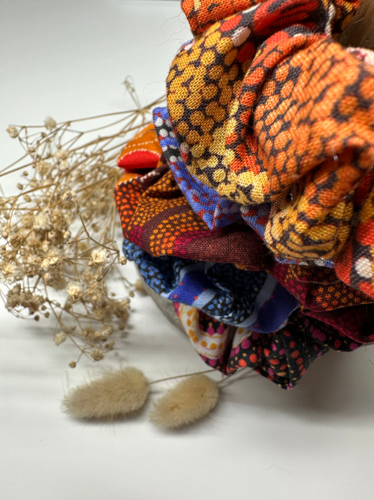 Indigenous scrunchies
