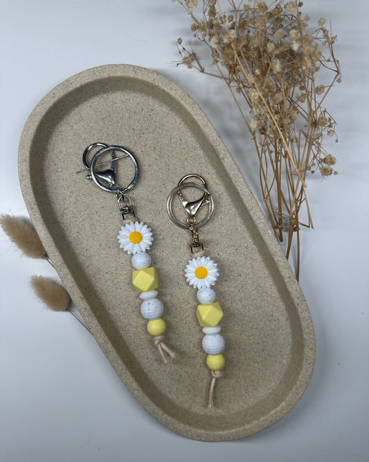 Lemon 'Daisy' Keychain