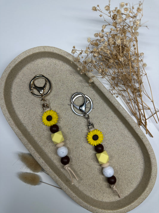Yellow 'Daisy' Keychain