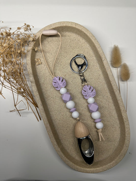 Lilac 'Monstera' Matching set