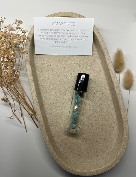 Crystal essential oil Roller 'Amazonite'